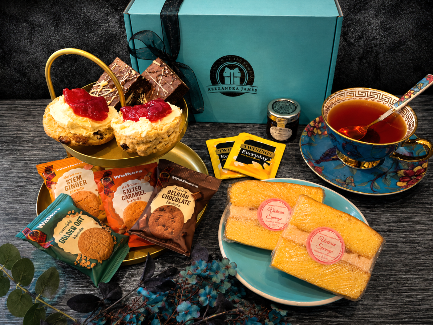 Luxury Organic Afternoon Cream Tea & Victoria Sponge