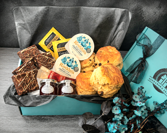 Luxury Afternoon Cream Tea & Belgium Triple Chocolate Brownies