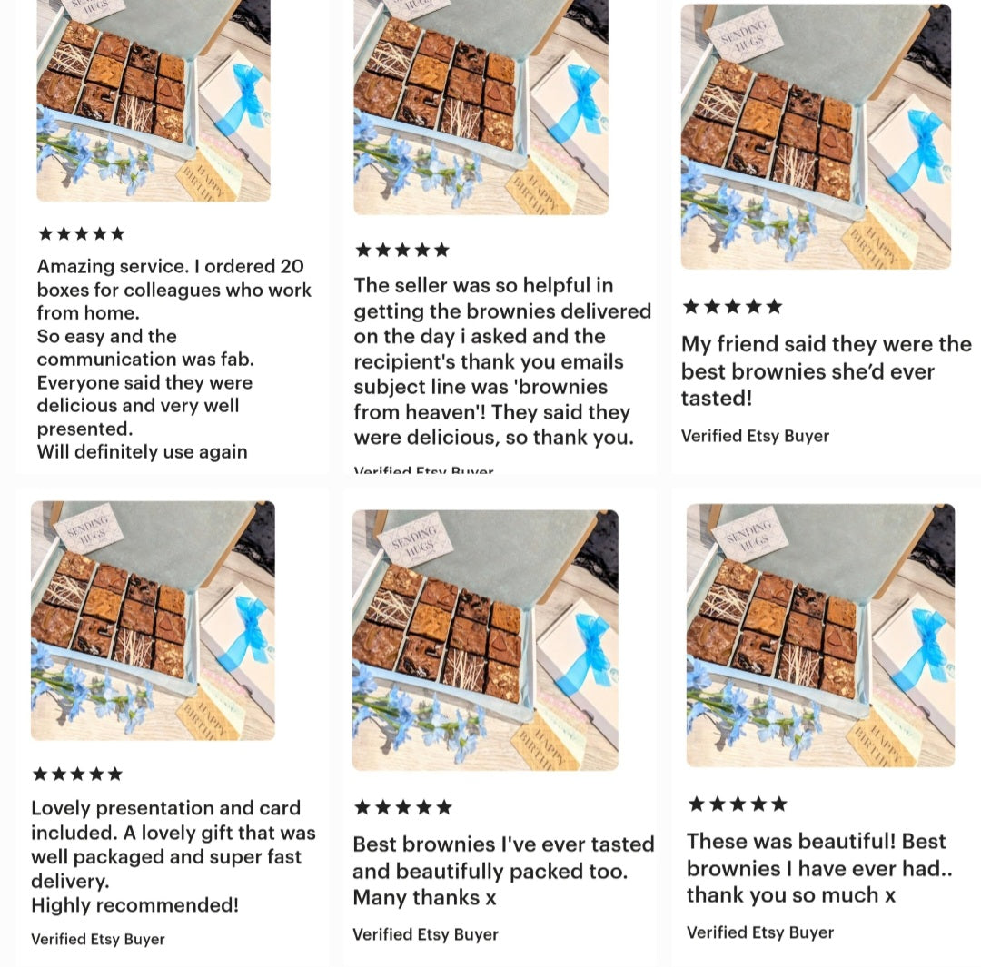 Fully Loaded Blondies & Brownies Letterbox Hamper