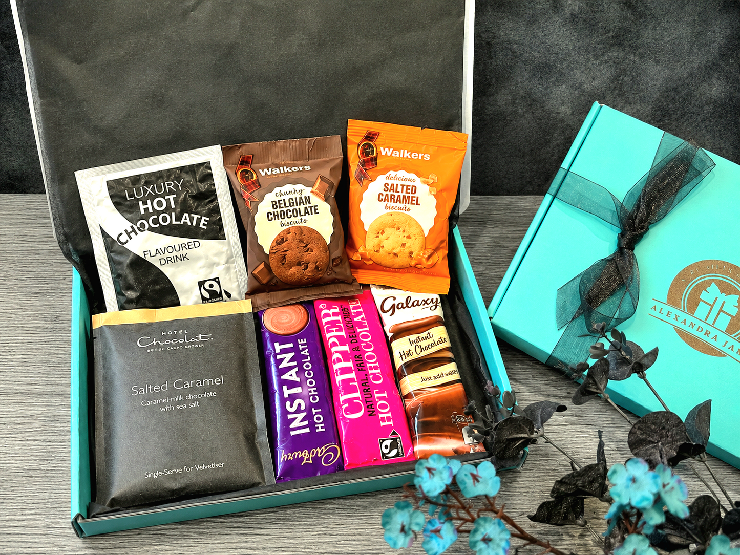 Luxury Hot Chocolate and Biscuits Letterbox Gift