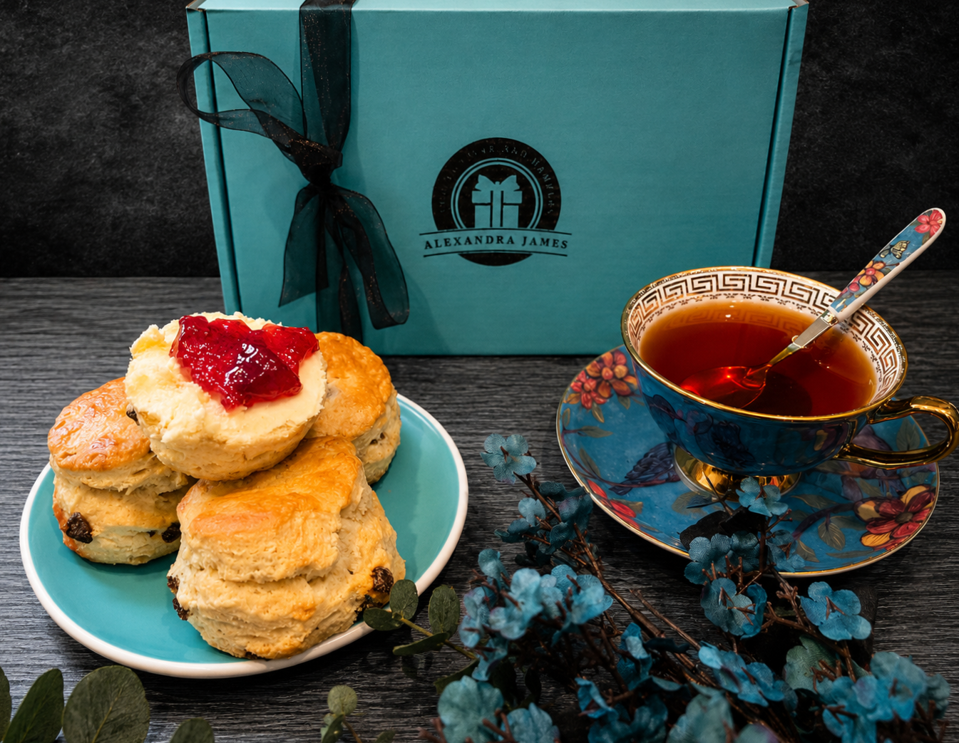 Luxury Organic Afternoon Cream Tea & Victoria Sponge