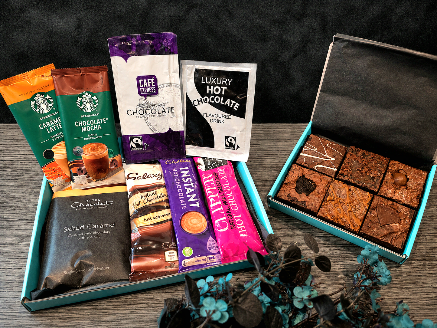 Luxury Hot Chocolate & Handmade Loaded Brownies