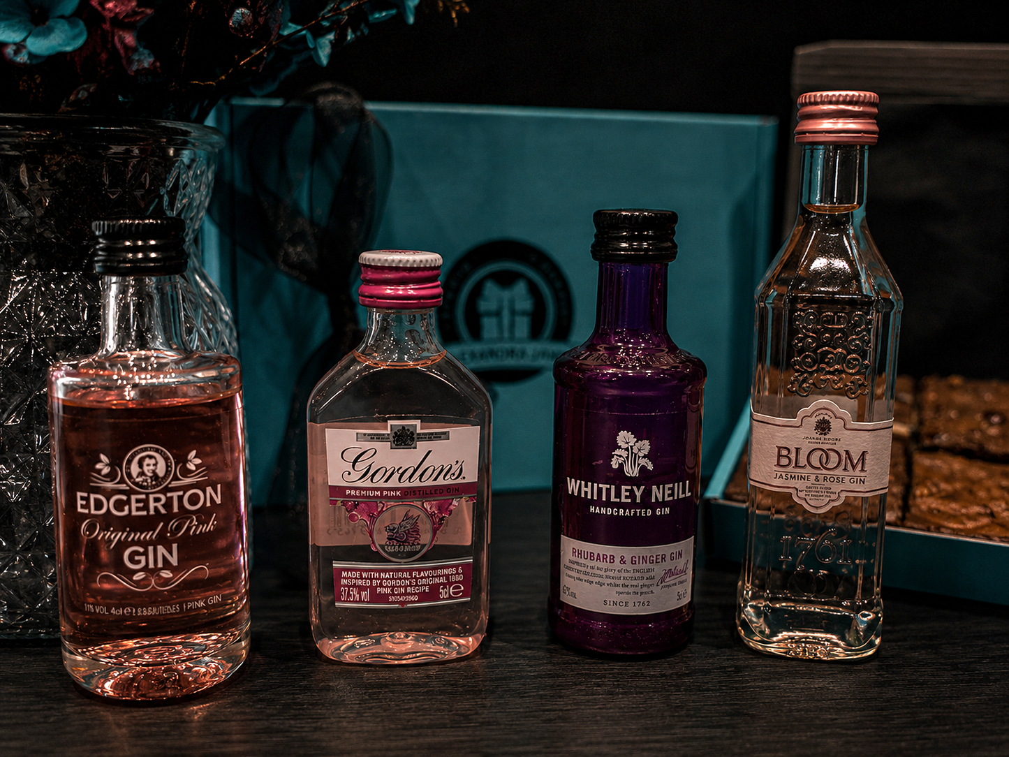 Ulitmate Pink Gin & Handmade Fully Loaded Brownies Gift