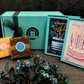 Organic Chocolate Birthday Cake Card & Luxury Handmade Brownie