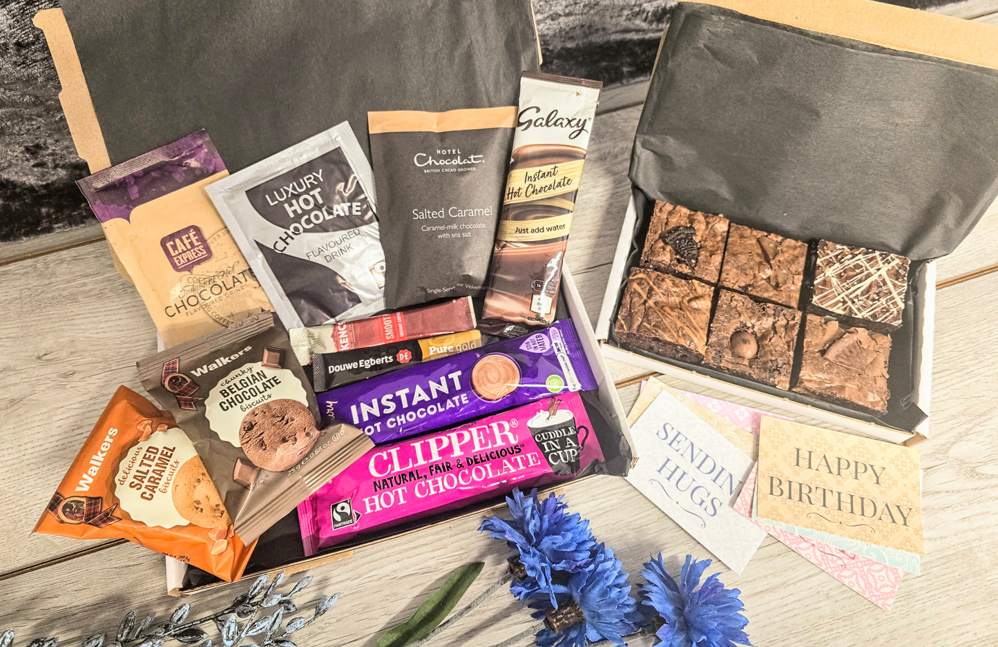 Luxury Hot Chocolate & Handmade Loaded Brownies