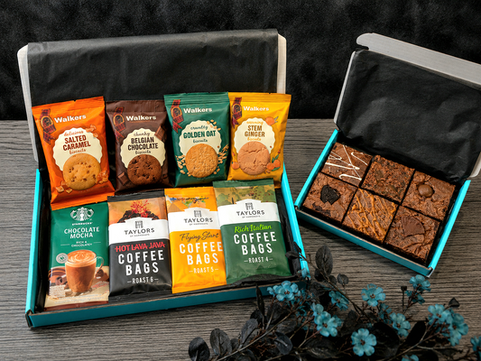 Gourmet Coffee & Biscuits With Handmade Fully Loaded Brownies