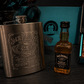 Jack Daniel's Hip Flask With Whisky & Chocolate