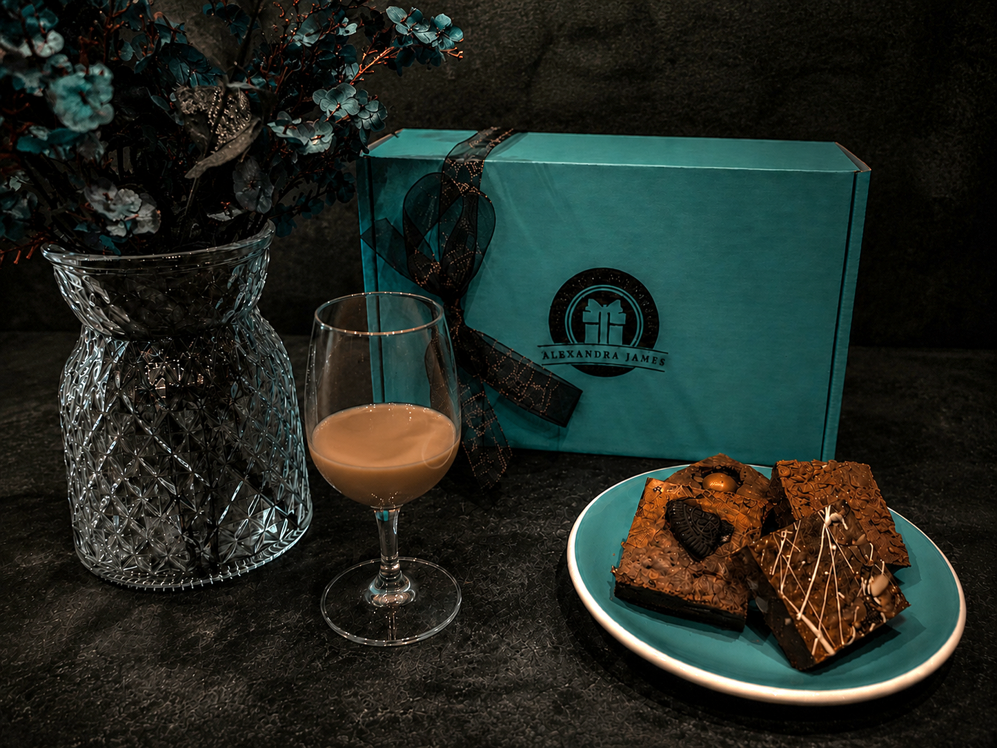 Baileys & Handmade Luxury Brownies