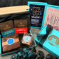 Organic Chocolate Birthday Cake Card & Luxury Handmade Brownie